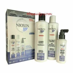 Nioxin System Starter Kit 5 Cleanser, Scalp Therapy, Scalp Treatment (10+10+3oz)